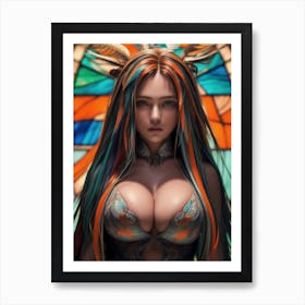 Fantasy Girl Art Print