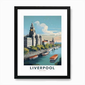 Liverpool England City Art Print