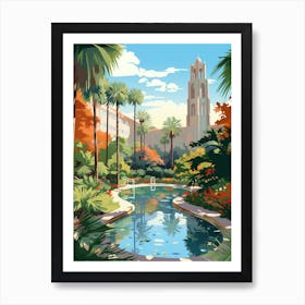 Bok Tower Gardens Usa  Illustration 1  Art Print