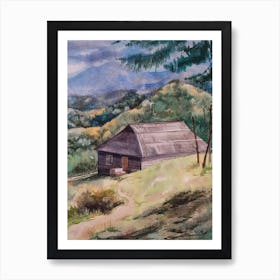 Shepherd'S House In The Mountains Art Print