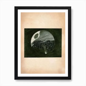 Star Wars Death Star Art Print