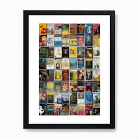 Opera Music Print - Retro Cassette Covers Art Print