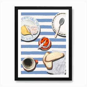 Coffee Brunch Breakfast Poster Art Print