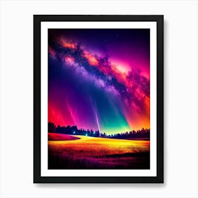 Galaxy Night Sky 2 Art Print