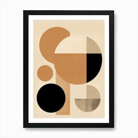 Radiant Retro; Geometric Gleam Art Print