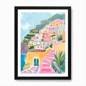 Amalfi Coast La Dolce Vita Poster 13 Art Print