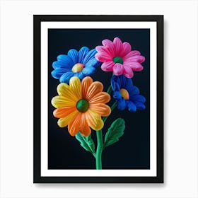 Bright Inflatable Flowers Gerbera Daisy 2 Art Print