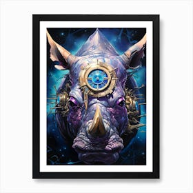 Rhinoceros Art Print