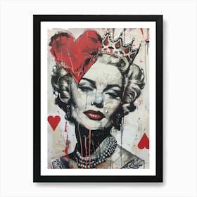 Queen Of Hearts Art Print