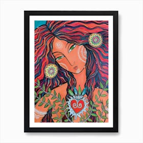 Clary Art Print