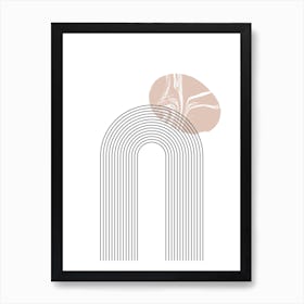 Arches And Marble Pink Art Print