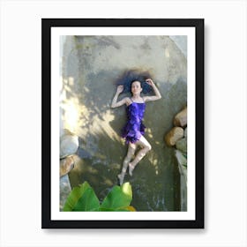 Mermaid girl 2 Art Print