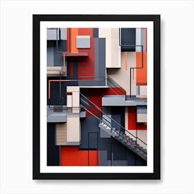 Urban Geometric 6 Art Print