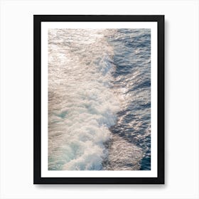 Sunset Waves Art Print