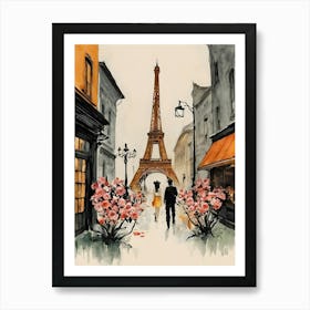 Paris Eiffel Tower Art Print