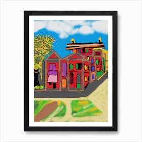 House On The Street Art Print