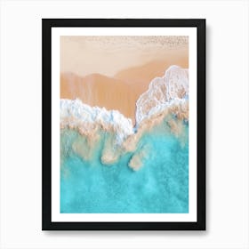 Beach - Beach Stock Videos & Royalty-Free Footage 18 Art Print