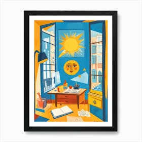 Sun In The Room Art Print