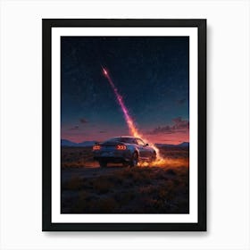 Back To The Future Art Print