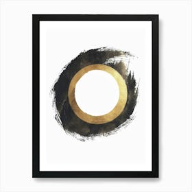 Gold Circle 1 Art Print