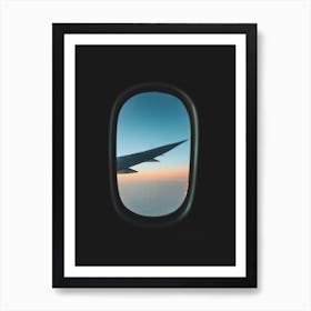 Plane Window Art Print