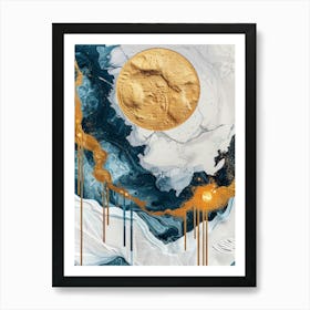 Gold Coin Art Print