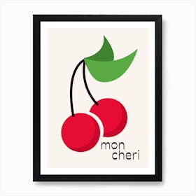 Oui Mon Cheri - Cute Gallery Wall Art Print Art Print