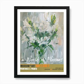 A World Of Flowers, Van Gogh Exhibition Freesia 1 Art Print