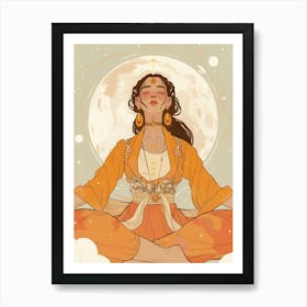 Natural Moon 1 Art Print