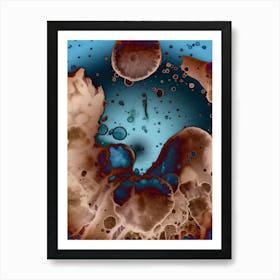 Abstraction Seabed Poster