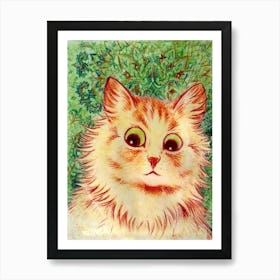 Kaleidoscope Cat Ii, Louis Wain Art Print