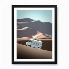 Ice Cream Van Art Print