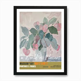 A World Of Flowers, Van Gogh Exhibition Bleeding Heart 2 Art Print