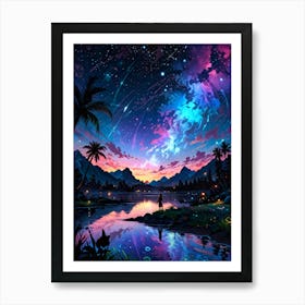 Night Sky 10 Art Print