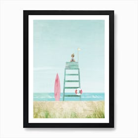 The Lifeguard Art Print