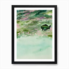 Sea Pig Storybook Watercolour Art Print