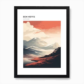 Ben Nevis Scotland 3 Hiking Trail Landscape Poster Art Print