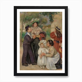 The Artist S Family, Pierre Auguste Renoir Art Print