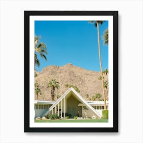 Palm Springs Architecture III on Film Art Print