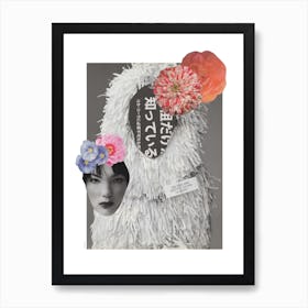 Face Collage Art Print