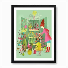 In The Florist Shop Art Print