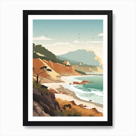 Great Ocean Walk Australia Hiking Trail Landscape Art Print