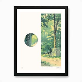 Ise Japan 1 Cut Out Travel Poster Art Print