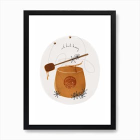 Uh Huh Honey Art Print