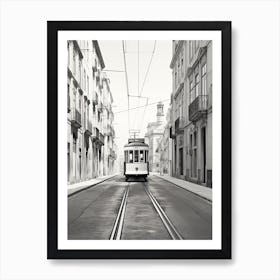 Lisbon, Portugal, Photography In Black And White 2 Art Print