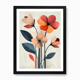 Flowers Ii Canvas Print 2 Art Print