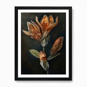 Moody Botanic 10 Art Print