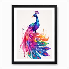 Beautiful Peacock Art Print