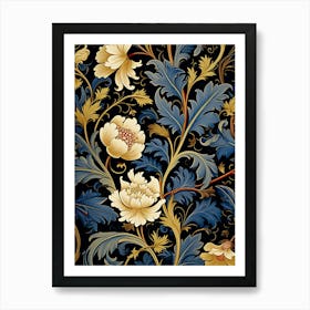 Floral Wallpaper 55 Art Print