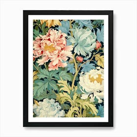 Floral Wallpaper 77 Art Print